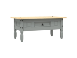 Mesa de centro Corona de pino mexicano gris 100x55x44 cm MAISON EXCLUSIVE