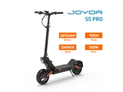 Patinete Eléctrico Joyor S5 Pro, Largo Alcance 90Km, Batería 48V 16Ah, Neumáticos Todoterreno 10"