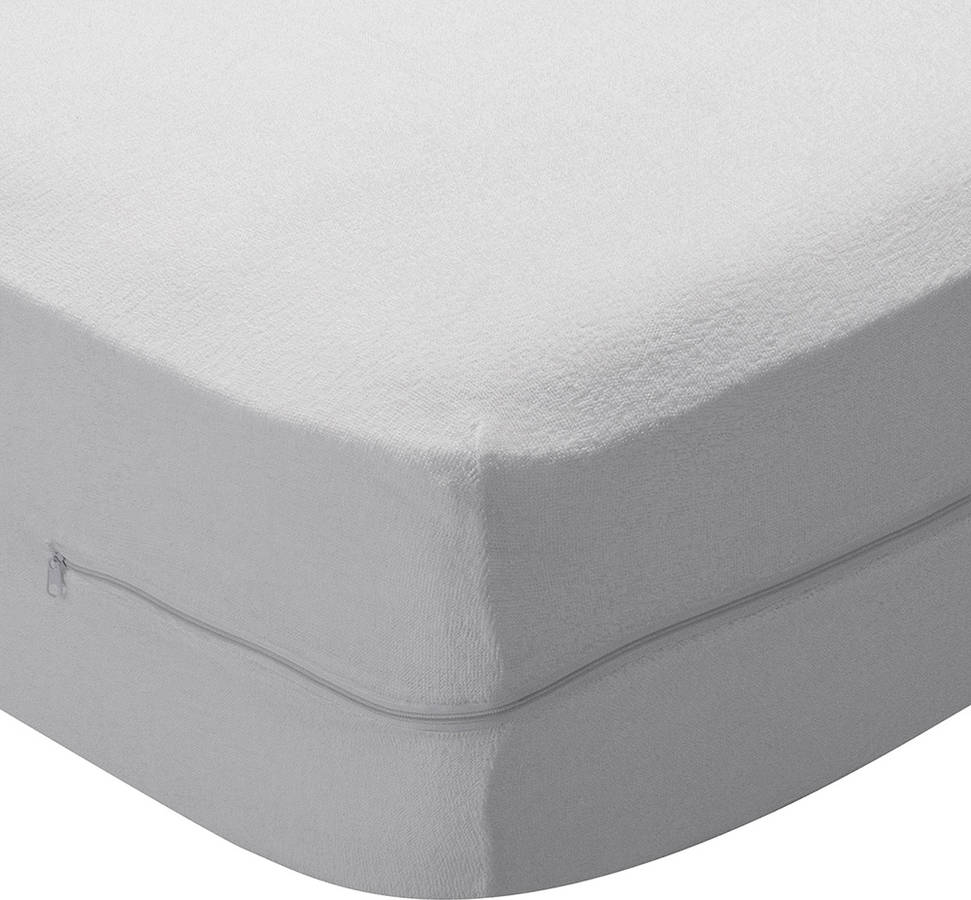 Pikolin Home Funda de rizo aloe vera protector transpirable extrasuave varias medidas con 135x190200cm blanco