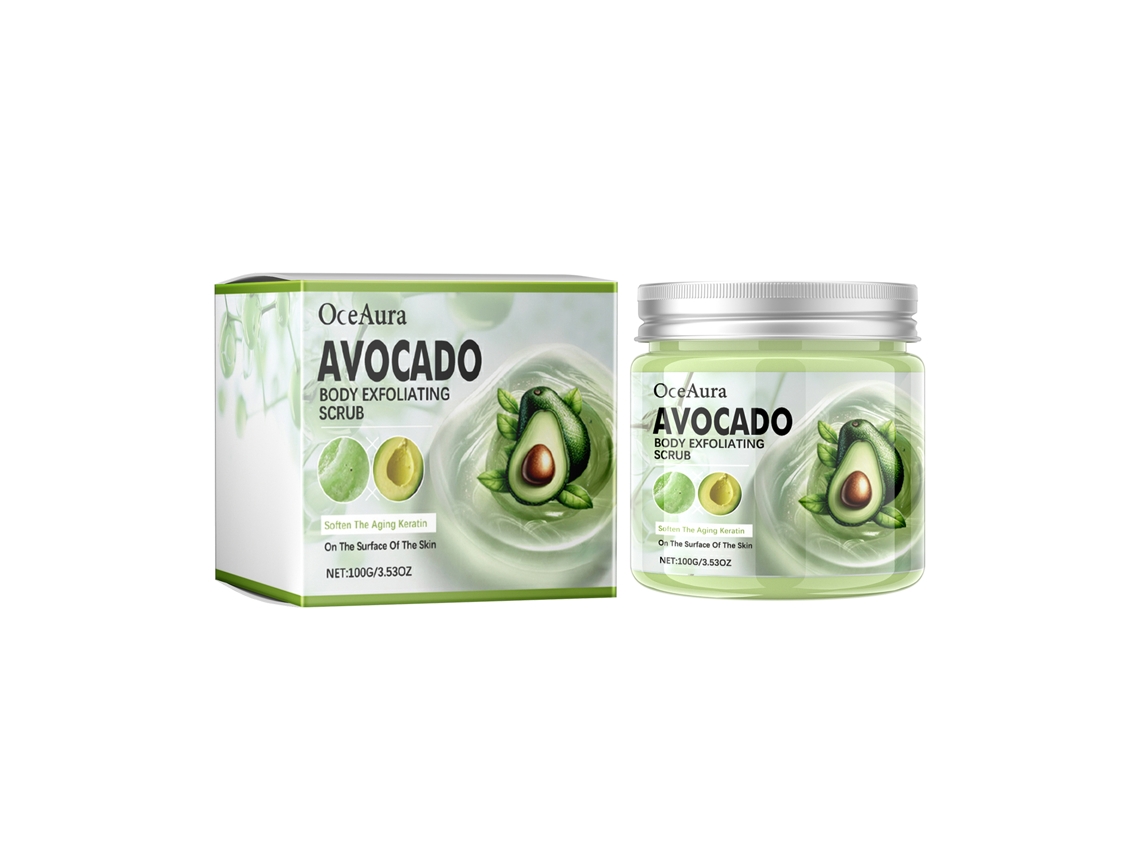 Exfoliante corporal de aguacate