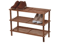 NAKLOE - Zapatero - (3escalones) - Zapatero organizador de zapatos - Zapateros - Zapatero mueble - Zapatero madera - Zapatero de madera - Organizador zapatos
