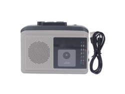 Reproductor De Casetes Portátil Con Altavoz, Radio Am/fm, Usb Y Pilas Aa.
