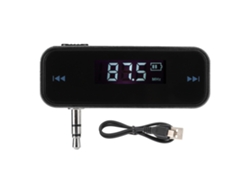 Transmisor FM inalámbrico (transmisión automática, reproducción de música)