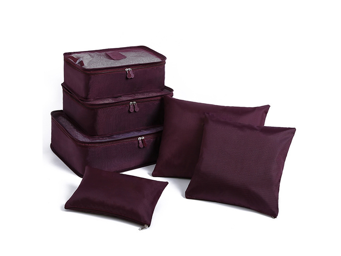 Organizadores de equipaje de viaje, cubos de embalaje multiusos, tela premium para viajes y actividades al aire libre.
