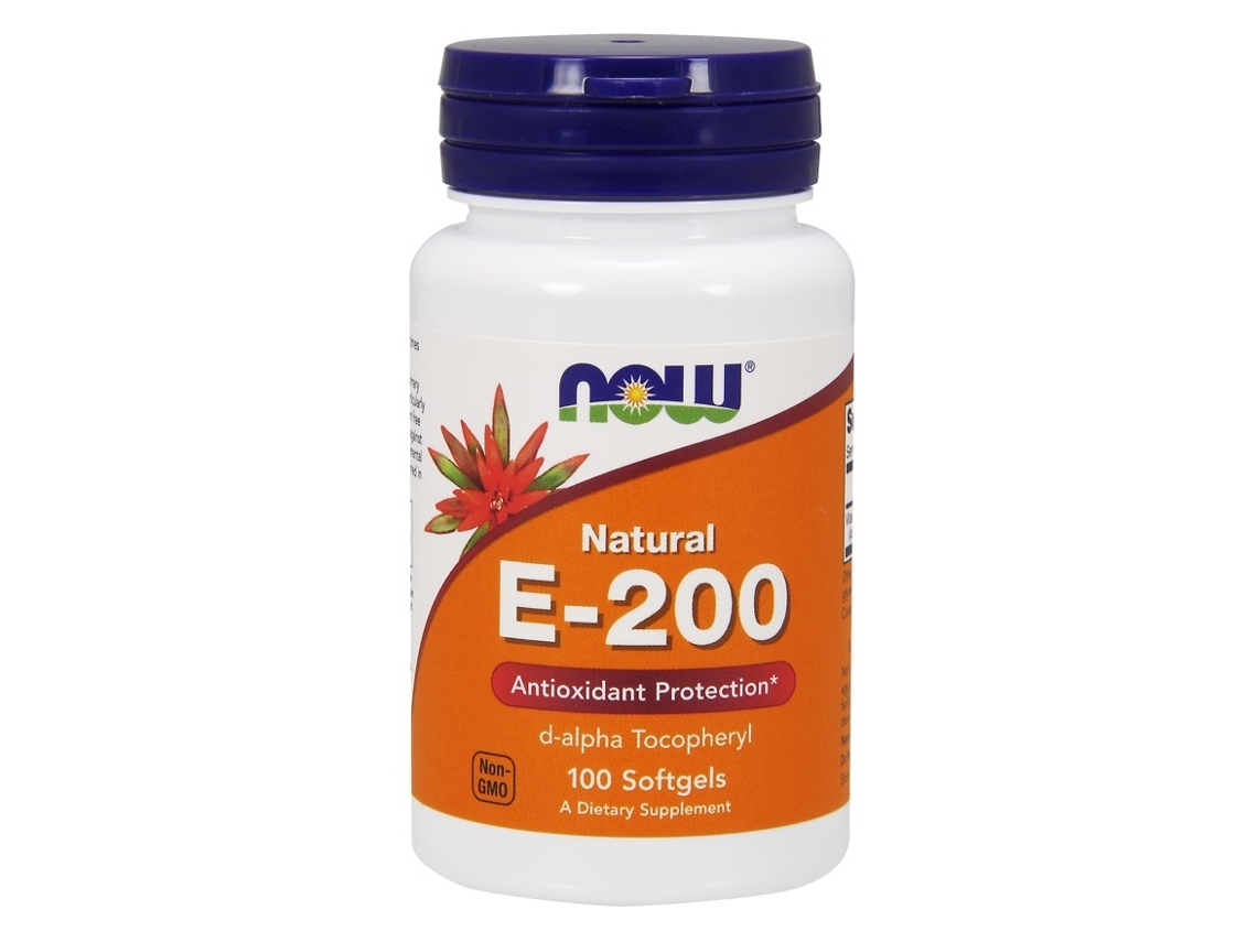 NOW FOODS Vitamin E-200 Iu D-Alpha 100 Softgels
