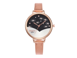 Reloj De Pulsera De Cuero De Moda Para Mujeres, Niñas Y Damas (morado)