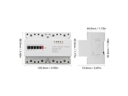 2026as-contador De Energía Trifásico 4 Hilos Din Rail 5-100a 230v 400v Medidor De Consumo Eléctrico Kwh