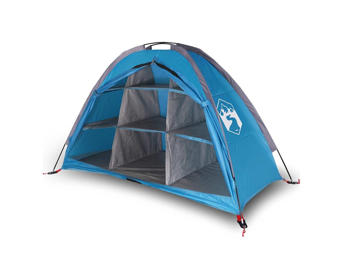 Tienda de almacenaje 9 compartimentos impermeable VIDAXL azul