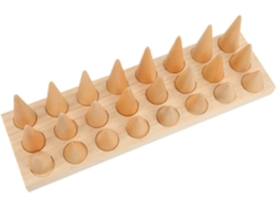 Soporte Organizador De Anillos De Madera Duradera, Expositor De Anillos Elegante Para