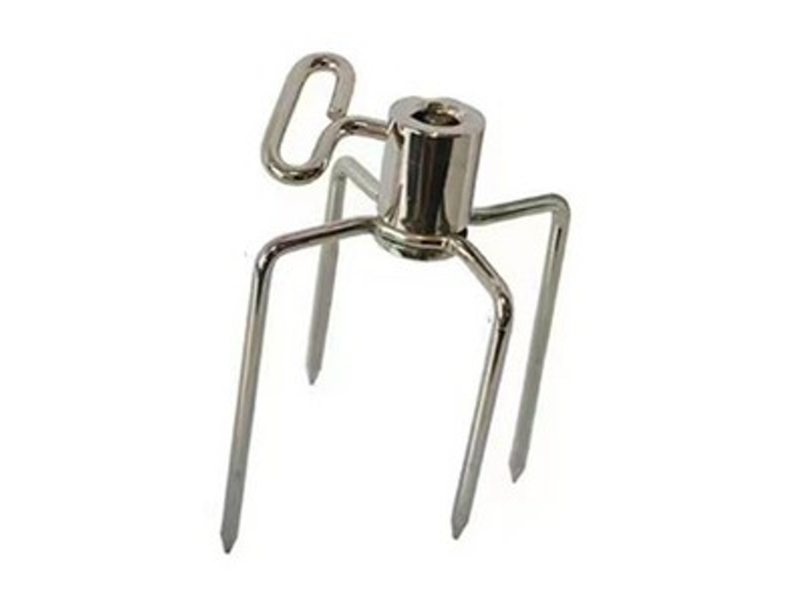 Tenedor giratorio para asador, tenedor de acero inoxidable para carne, asador de pollo, herramienta para barbacoa - Zeuxo