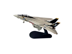(f-14a) Modelo De Metal A Escala 1:100 Del Avión De Combate F-14 De La Marina De Los Ee. Uu.