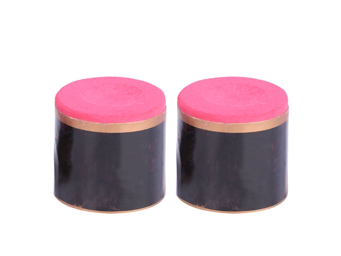 Omni-2 Piezas De Tiza Para Pontas De Tacos Antideslizantes Para Billar Pool Snooker Acessório Tiza Gorda Em Vermelho