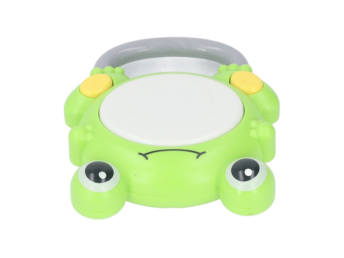 Tambor Para Bebé Con Luz, Musical, Educativo, Con Dibujos Animados, Juguete Verde Para Niños Pequeños