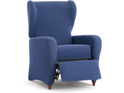 Funda de Sillón Relax EYSA Premium Jaz Tejido Multielástico (85 x 90 x 120 cm - Poliéster y Algodón - Azul)