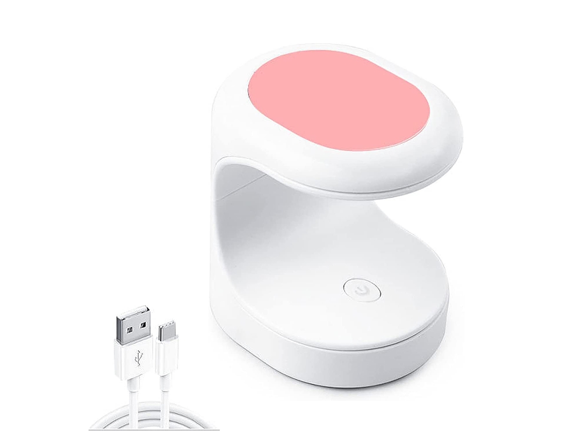 Secador de uñas portátil mini LED UV Kkml, máquina de manicura eléctrica para esmalte en gel, secado de un solo dedo.
