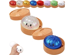 Juego De 2 Juguetes Antiestrés Gigantes De Retorno Lento - Azul Y Multicolor - Tommy01