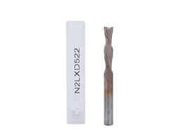 Fresa De Doble Extremo, Acero De Carburo De Tungsteno, Brocas Cnc De Alta Resistencia Para Madera, Abs Y Pvc, 5x5x22x55l