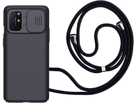 Funda Oneplus 8T Camshield con Collar Negro