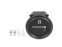 Contador De Horas 52mm Estável Preciso De Quartzo Para Escavadoras Tratores Monitoramento De Eficiência