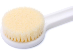 Cepillo Corporal Y De Ducha Con Mango Largo, Cerdas Supersuaves Y Función De Masaje.