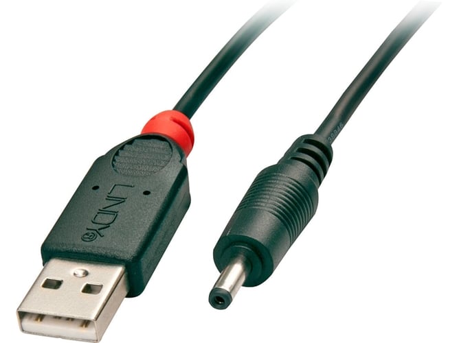 Cable Adaptador LINDY USB 2.0 para CC Negro 1.5m