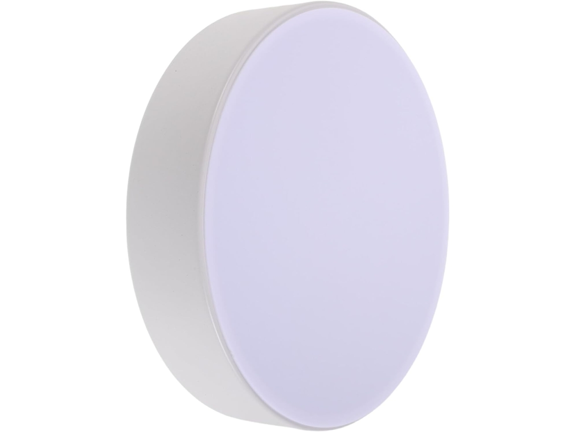 Cubierta Redonda Plana De Plástico Blanco Para Lámpara De Techo, Ideal Para Cocina, Oficina O Dormitorio.