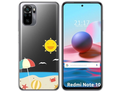 Carcasa Xiaomi Redmi Note 10 / 10S TUMUNDOSMARTPHONE Dibujos Transparente Multicolor