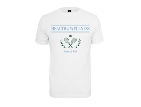 Camiseta para Hombre MISTER TEE (XXL - Algodón - Blanco)