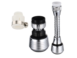 Aireador de grifo, adaptador giratorio de 360°, grifo ahorrador de agua para cocina RELAVAEV