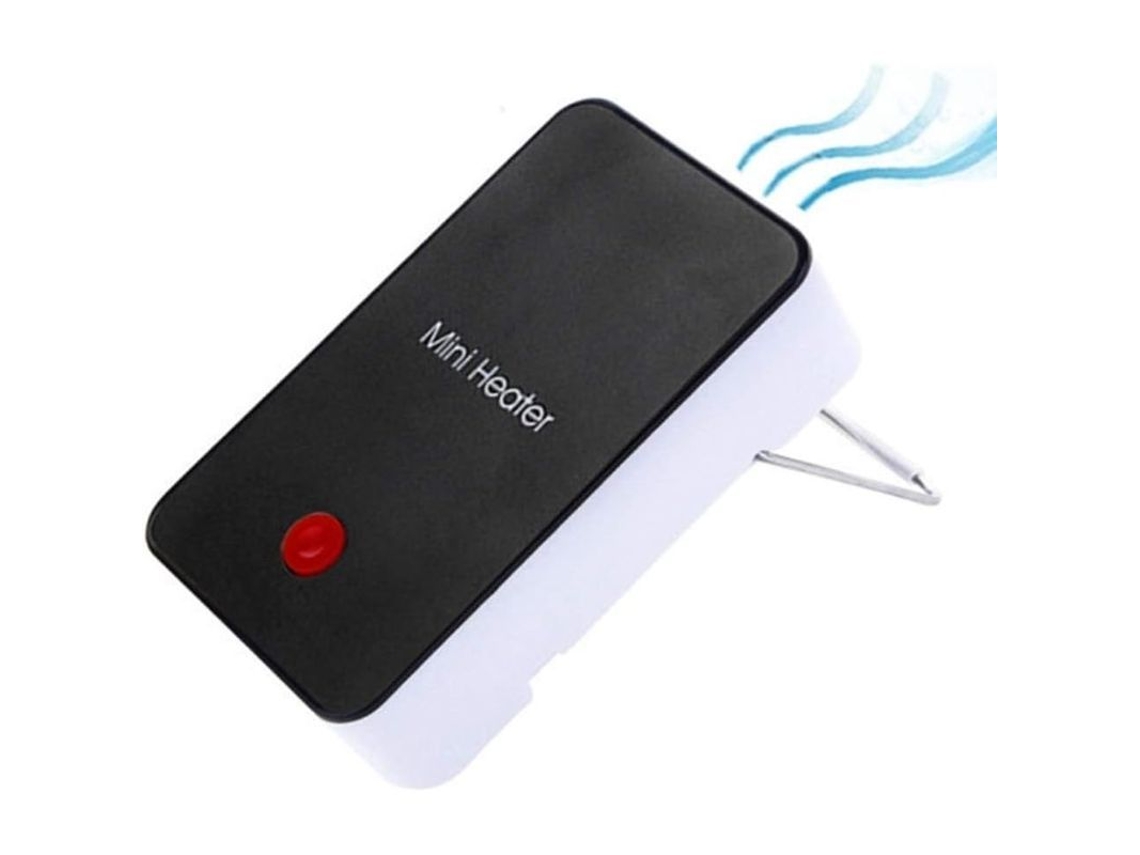 Mini Calefactor Portátil 2025, Pequeño Para Dormitorio, Económico, Seguro, Negro.