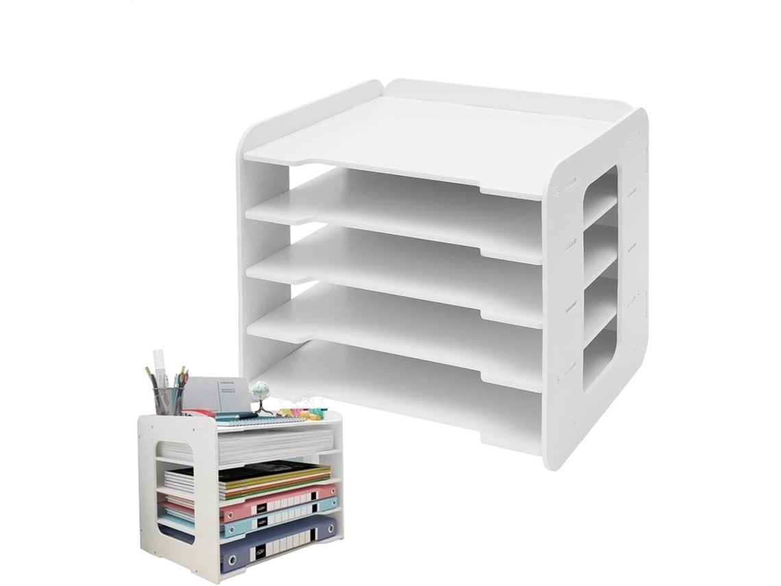 Organizador de archivos de oficina, organizador de papel de escritorio | Portadocumentos Vayotoy