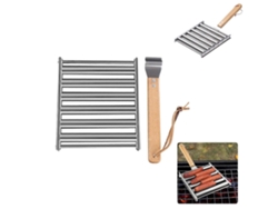 Parrilla para salchichas de acero inoxidable 2025 con 6 rodillos, Rosewell Kitchen