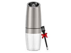 Molinillo de pimienta eléctrico de gravedad, de acero inoxidable, a pilas, automático, para sal marina, con una sola mano. Rosewell