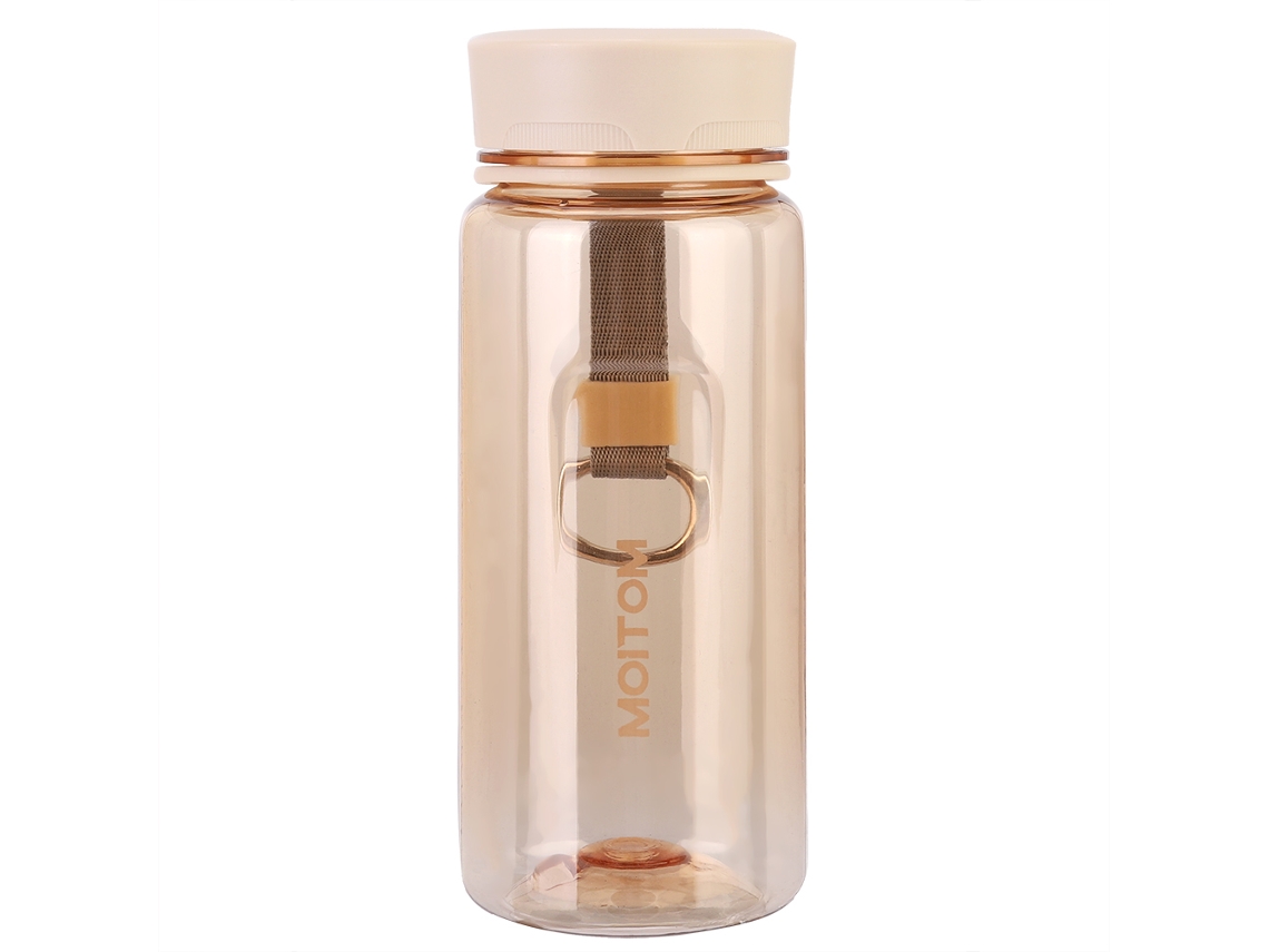 MEOIRUERY Vaso de Agua 400ml, Botella Deportiva Sencilla, Vaso Portátil Personal para Exterior (Caqui)