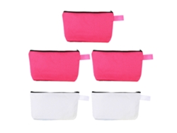 Bolso cosmético de lona colorido con cremallera, bolsa de almacenamiento KOFIHETY