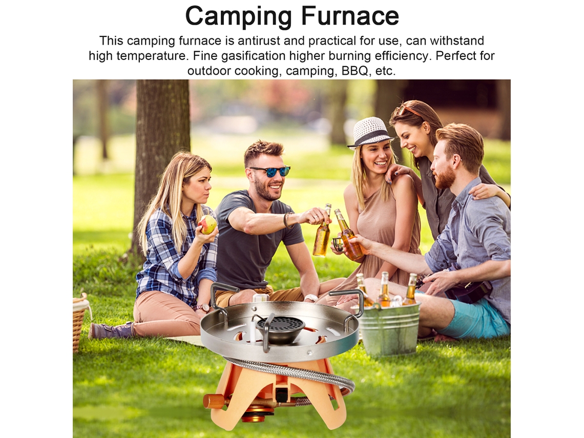 Mali estufa de Metal para Camping Ao Ar Livre Portátil com Suporte para Chaleira Desmontável Acessório de Cozinha Mini