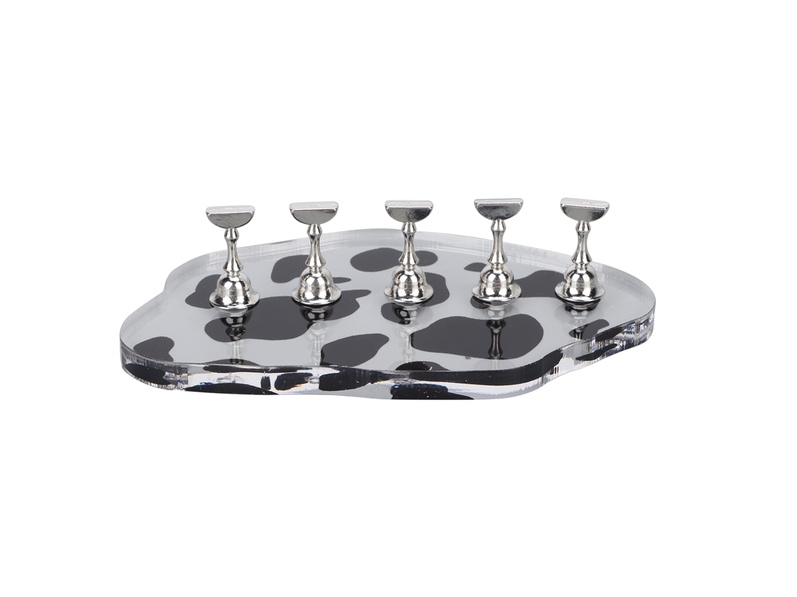 KKML - Soporte multifuncional para uñas con base, ideal para principiantes y técnicos de uñas.