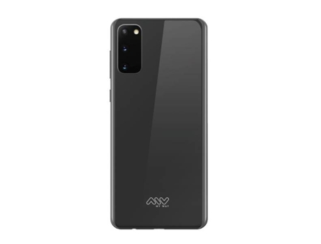 Funda para Samsung Galaxy S20+/S20 Plus MYWAY Piel Sintética Textura Suave Transparente