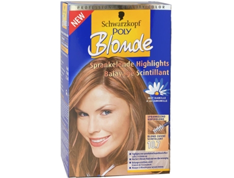 Schwarzkopf - Coloration POLY BLOND - 10.7 Blond Cuivré SCHWARZKOPF