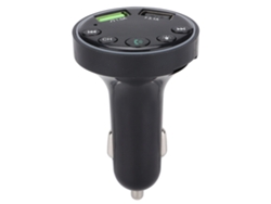 Transmisor FM Bluetooth (carga dual, adaptador para coche)