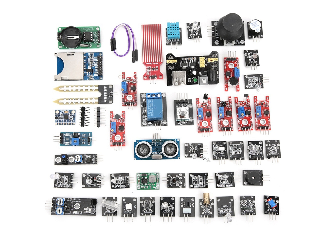 Kit De Inicio De Módulos De Sensores Profesional 45pcs Actualizado Para Desarrollo Diy