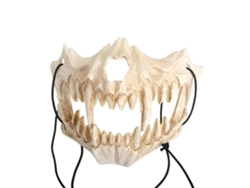 Máscara De Esqueleto De Látex Para Fiestas De Halloween Y Cosplay.