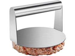 Prensa para hamburguesas de acero inoxidable 304, 14 cm, antiadherente, para prensar, asar a la parrilla y como accesorio de cocina.