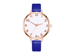 Reloj De Pulsera Analógico De Cuarzo Zhoulianfa Para Mujer, Estilo Casual Y Moderno - Azul