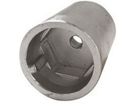 Ânodo Hexagonal Do Eixo Radice Prateado 55 Mmtecnoseal