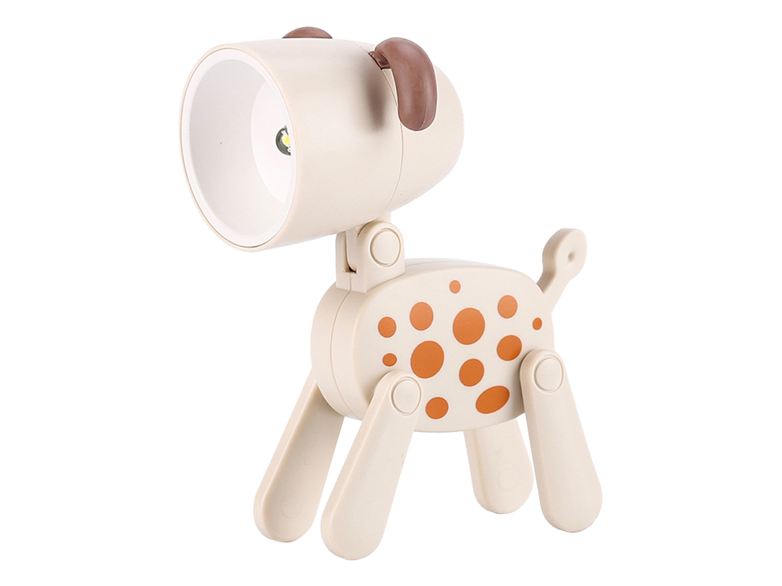 Mini lámpara de mesa LED con forma de animalito adorable, ideal para armar tú mismo.