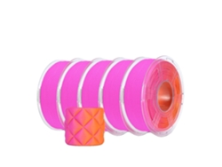 Filamento 3D, acabado mate, dos colores, Playg Ou Rd 5 rollos OEM