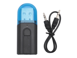 Adaptador Bluetooth 5.0 Aetheria para coche, transmisor y receptor 2 en 1, entrada auxiliar de 3,5 mm para estéreo, auriculares domésticos, PC y TV.