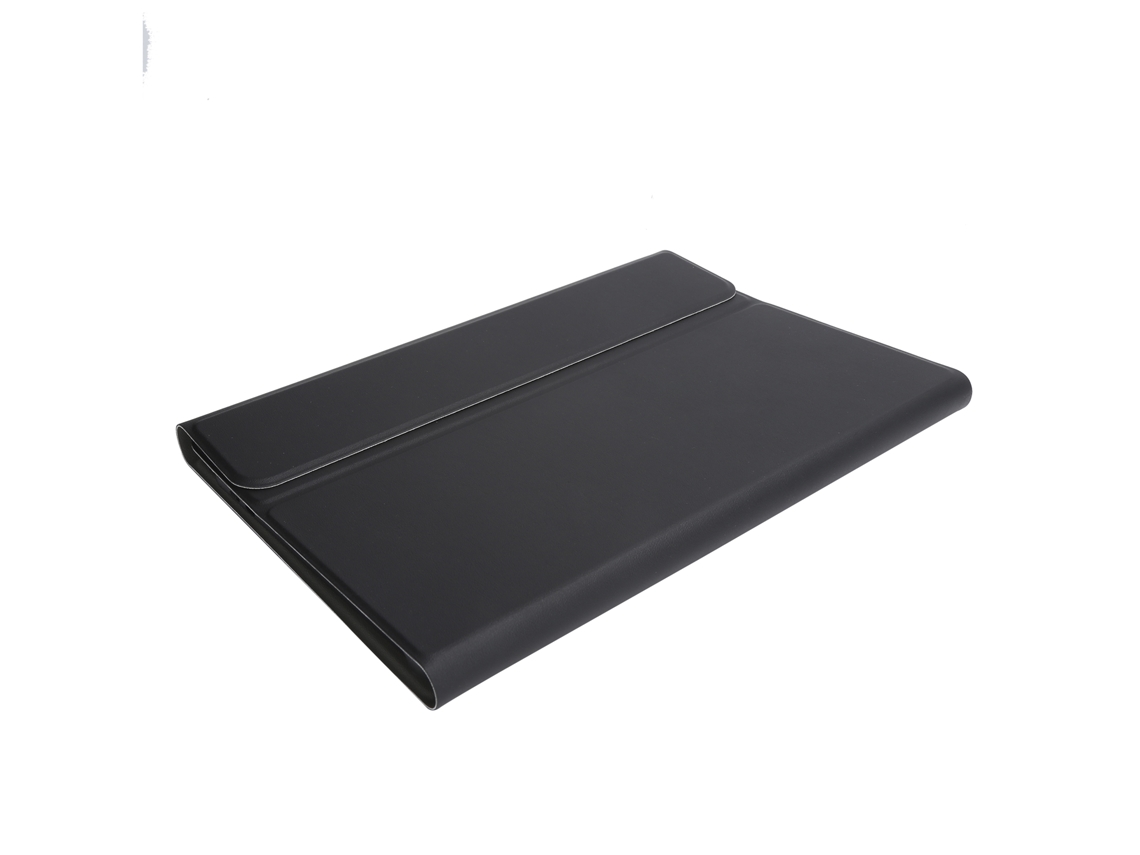 Funda de piel sintética desmontable con teclado Bluetooth y panel táctil para Samsung Tab S7 T870 T875, color negro y dorado claro.