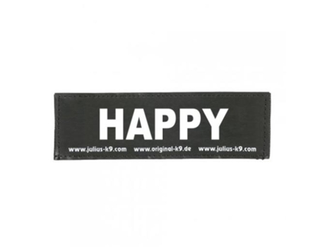 JULIUS K9 Etiqueta Happy 1Par JULIUS K9 Large Grande